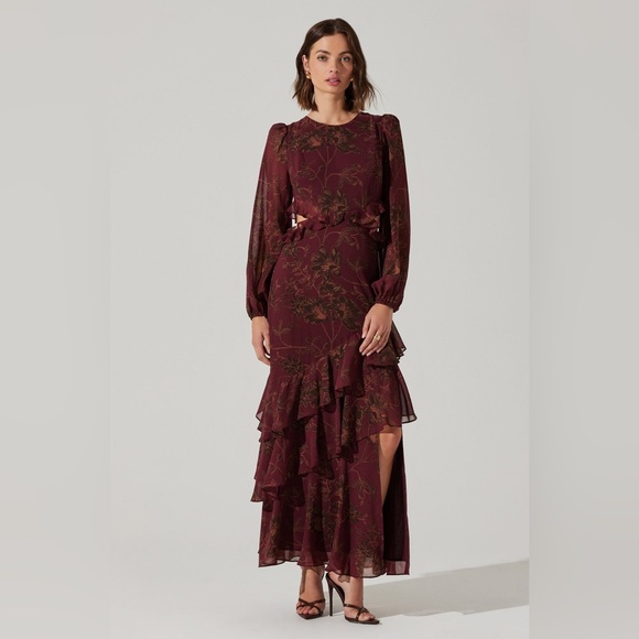 For Love And Lemons Dresses & Skirts - NWOT | Revolve x For Love and Lemons | Biella Ruffle Floral Maxi Dress | Sz XS